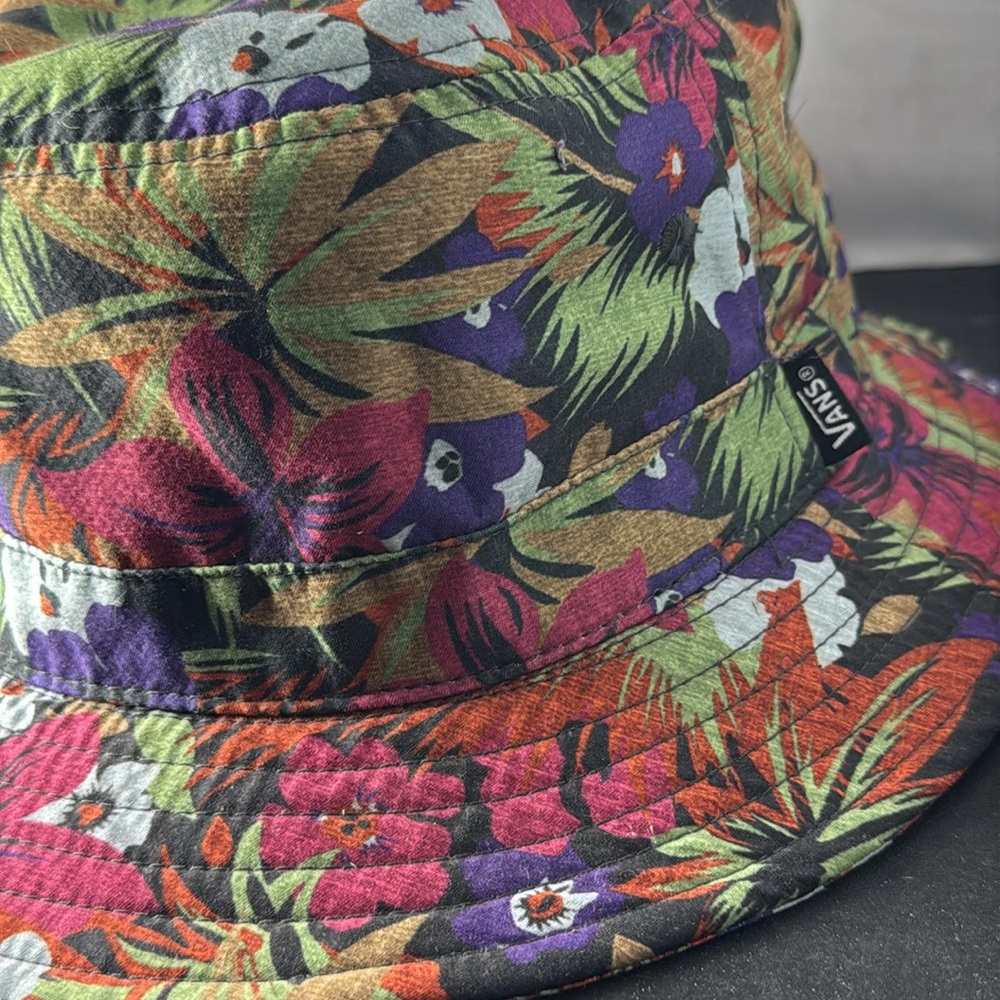 VANS bucket hat floral print L/XL - Picture 2 of 5
